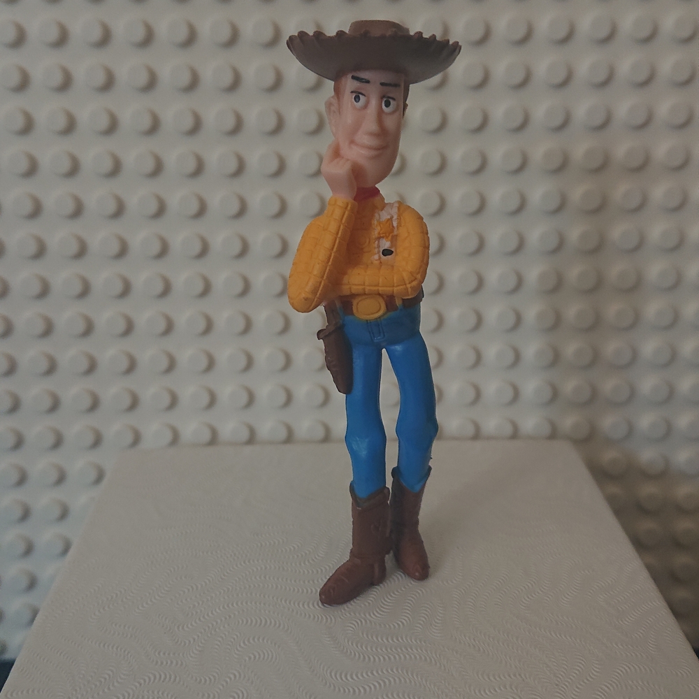 Disney Pixar - 3" Standing Sheriff Woody the Cowboy Figure - Toy Story